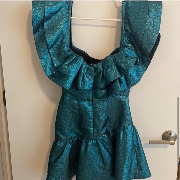 Revolve NBD Tigerlily Mini Dress in Aquatic Blue - Picture 3 of 4